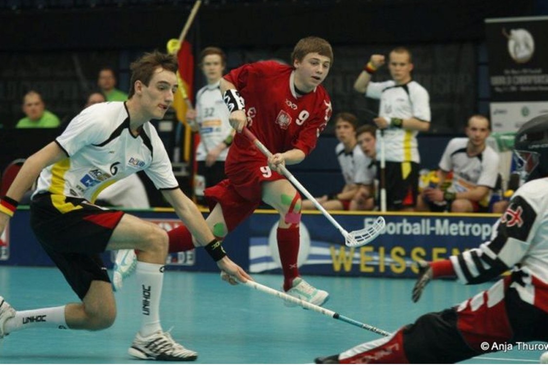 Floorball Weltmeisterschaft Deutschland vs. Polen